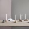 Stelton ORA mécsestartó, 6,5 cm, barna, bükkfa
