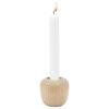 Stelton ORA mécsestartó, 6,5 cm, barna, bükkfa
