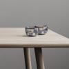 Stelton ORA gyertyatartó tea gyertyához, 9 cm, 2 db-os szett, füst, üveg