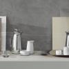Stelton NORMAN FOSTER French press kávéfőző, 1 l, ezüst, rozsdamentes acél