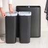 Brabantia BO TOUCH BIN érintős szemeteskosár, 2 x 30 l, szürke, acél