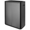 Brabantia BO TOUCH BIN érintős szemeteskosár, 2 x 30 l, szürke, acél