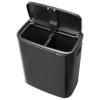 Brabantia BO TOUCH BIN érintős szemeteskosár, 2 x 30 l, szürke, acél
