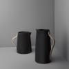 Stelton EMMA vákuumkanna, 1,2 l, kávéhoz, puha fekete, rozsdamentes acél