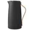 Stelton EMMA vákuumkanna, 1,2 l, kávéhoz, puha fekete, rozsdamentes acél