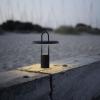 Stelton PIER hordozható asztali lámpa, 25 cm, LED, fekete