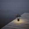 Stelton PIER hordozható asztali lámpa, 25 cm, LED, fekete