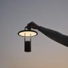 Stelton PIER hordozható asztali lámpa, 25 cm, LED, fekete