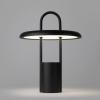 Stelton PIER hordozható asztali lámpa, 25 cm, LED, fekete