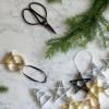 Stelton FIGURA karácsonyi dekoráció, 5,5 cm, karácsonyfa, fekete, rozsdamentes acél