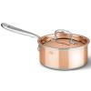 Ruffoni CON CLASSE üveg fedél, 16 cm, réz