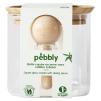 Pebbly PKV-049 kávésdoboz, 800 ml, üveg/bambusz