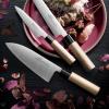 Japán kés DEBA 18,5 cm, barna, Lion Sabatier